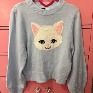 H&M cat sweater